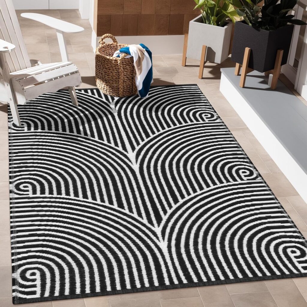 Machine Washable Rugs for the entryway or foyer from amazon.