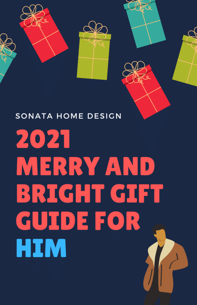 Holiday Gift Guide for Him logo.