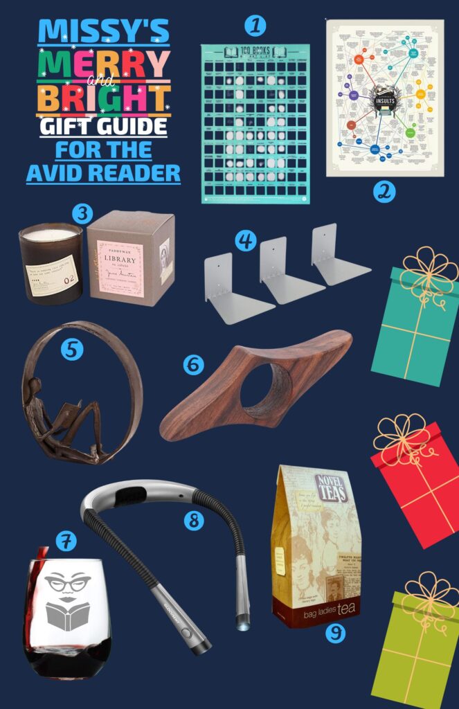 Holiday Gift Guide items for the avid reader.