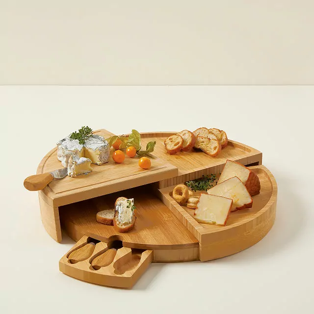 A multi-level cheese board