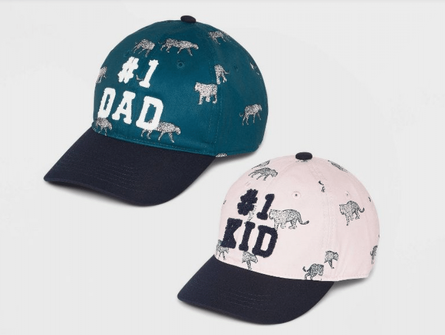 Father son baseball hats in this Father's Day Gift Guide.