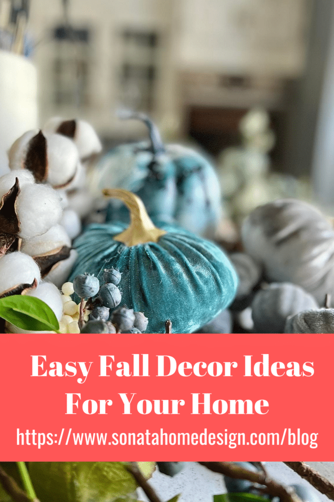 Easy Fall Decor Ideas For Your Home Pinterest pin