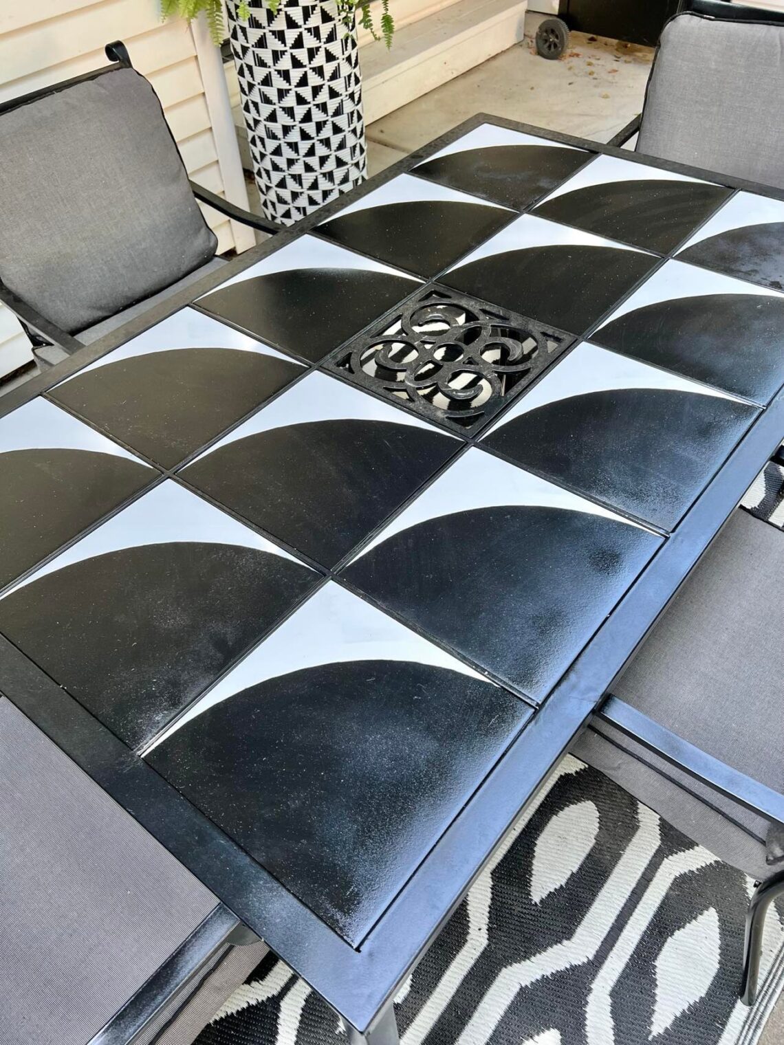 An Easy DIY Patio Table Makeover for Outdoor Dining - Sonata Home Design