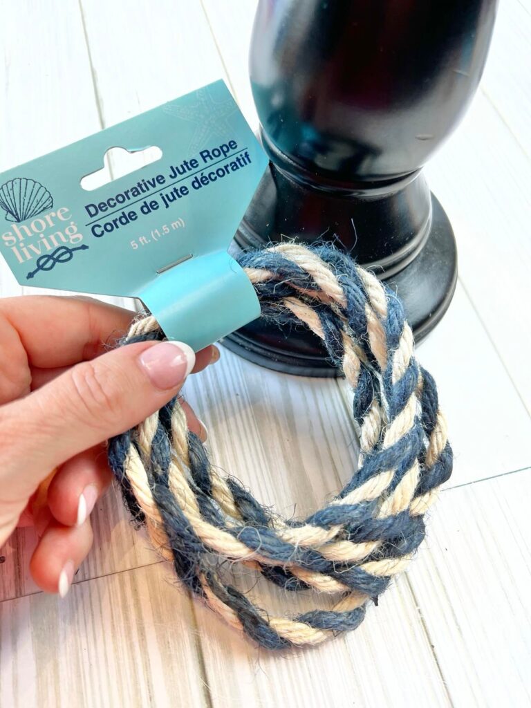 Striped jute rope