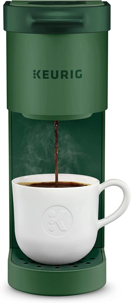 Amazon green single serve Keurig machine.