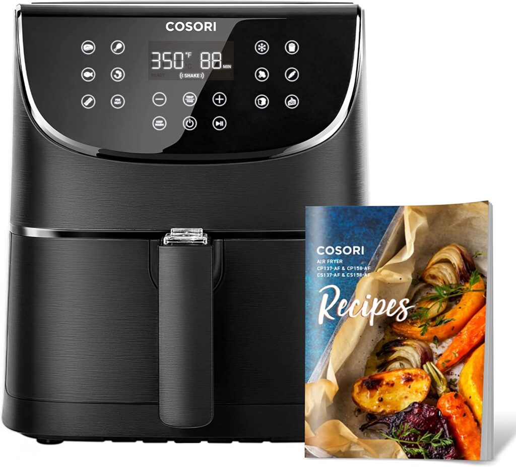 A Cosori air fryer available through Amazon.