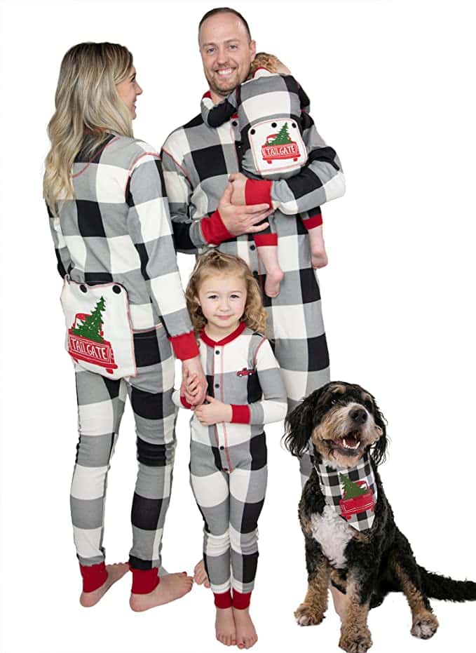 Family pajamas from Amazon.