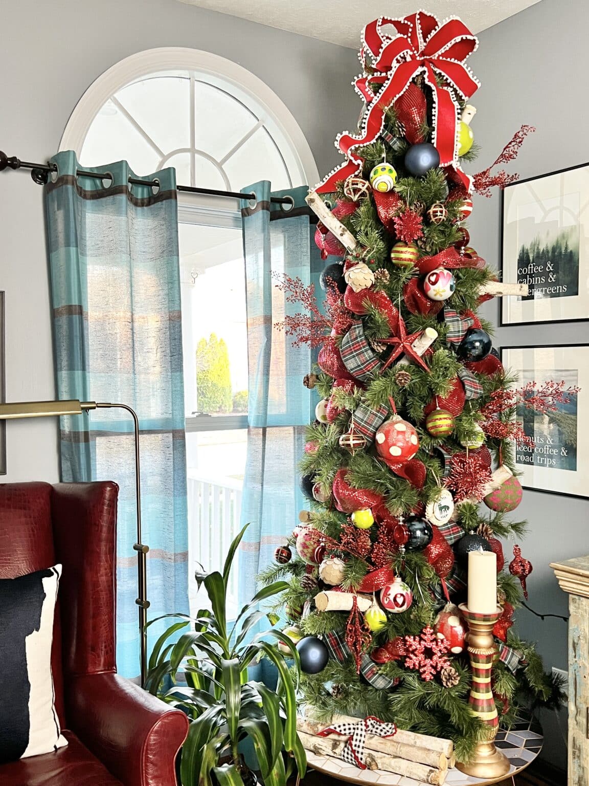 How to Make a Thin Christmas Tree Look Fuller
