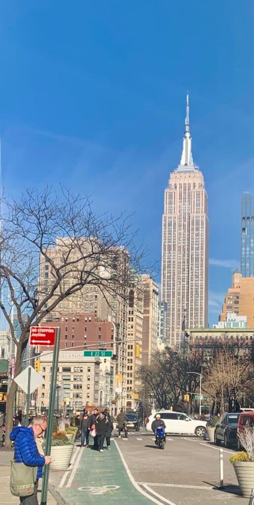 A NYC street scene