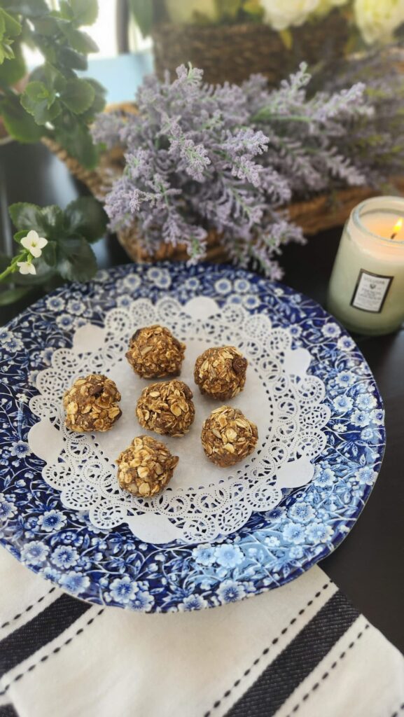 Almond Butter Protein bites from Hen and Horse Design.