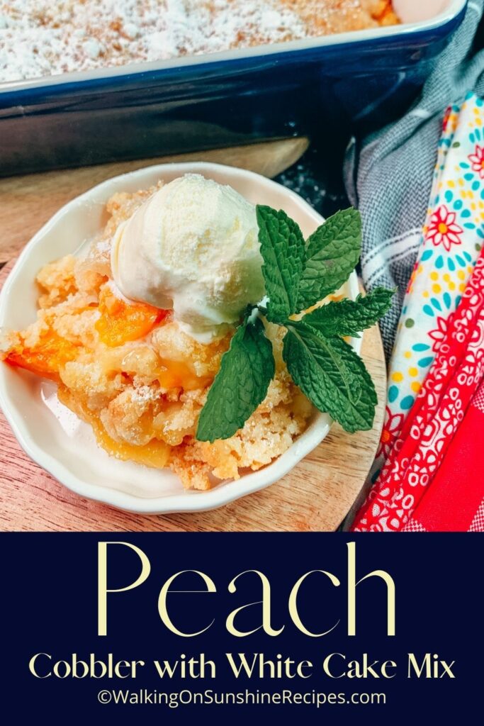 peach cobbler