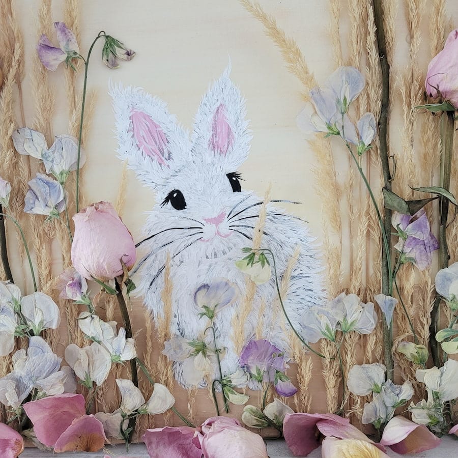 Sweet Valley Acres painted Easter bunny idea