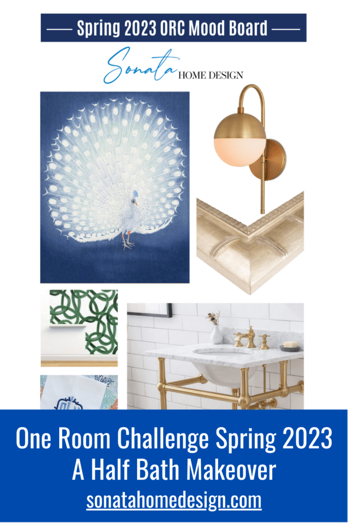 One Room Challenge Spring 2023 - A Half Bath Makeover