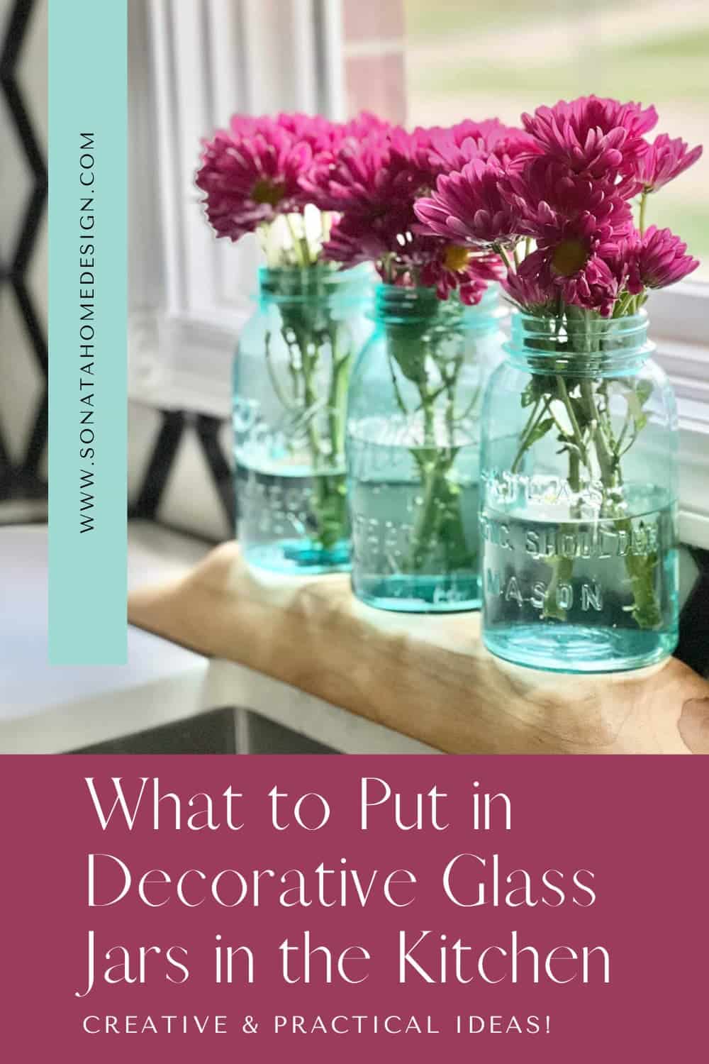 What to Put in Decorative Glass Jars in the Kitchen: : Stylish ...