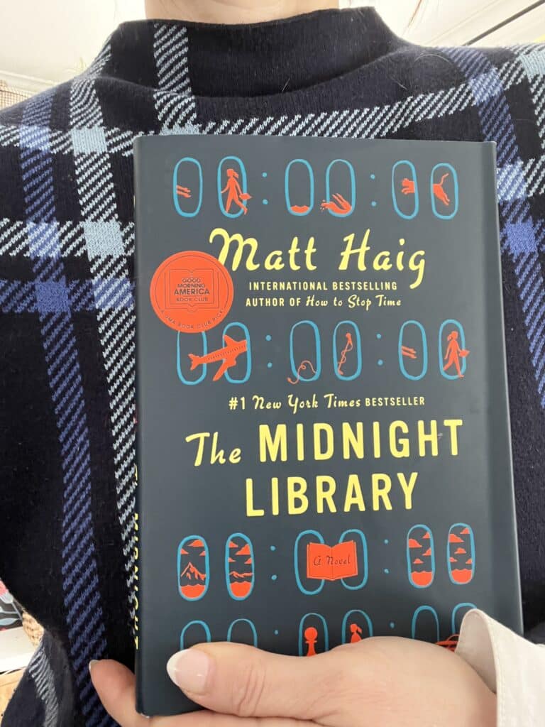 The book "The Midnight Library" by Matt Haig