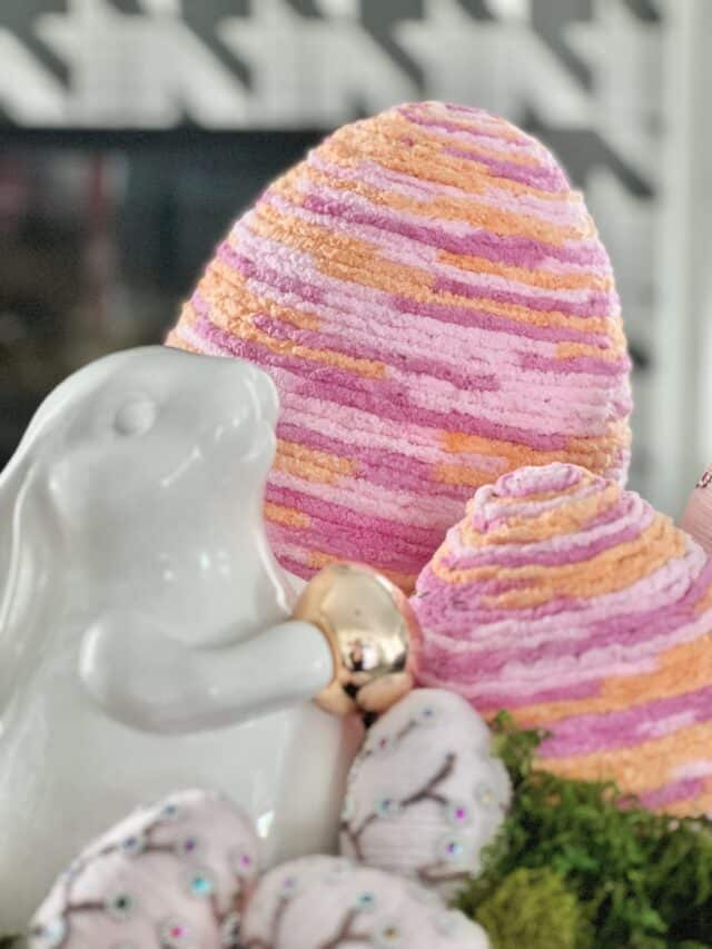 #1 - Yarn Wrapped Egg for Easter - Sonata Home Design