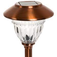 A copper Energizer solar light.