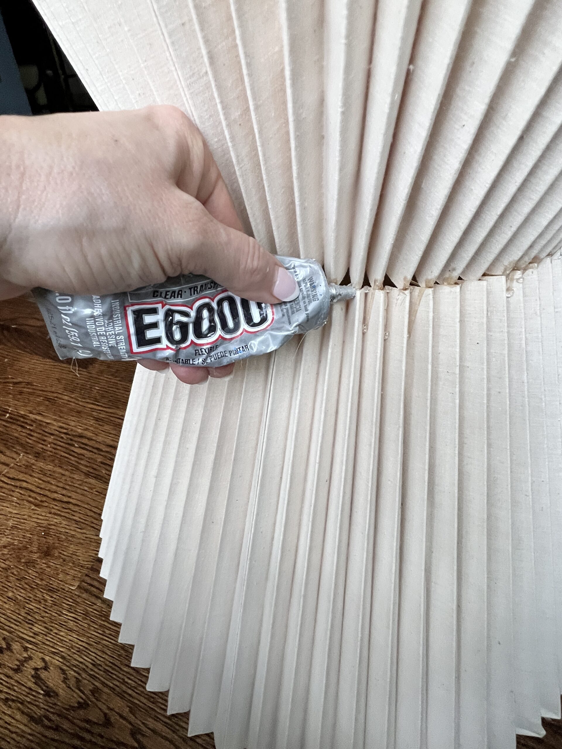 An Easy DIY Hack From Fabric Lampshade to Accent Table Sonata Home