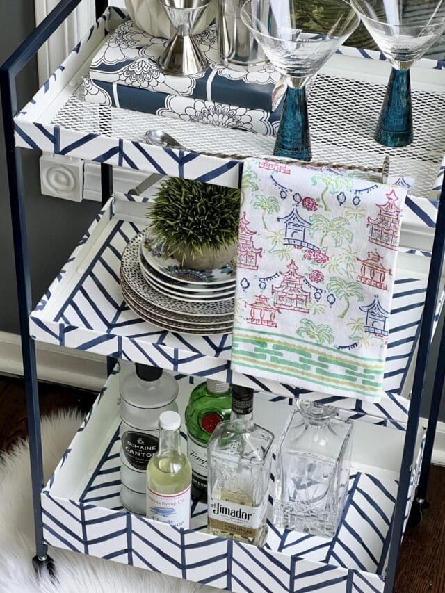 DIY Ikea Bar Cart