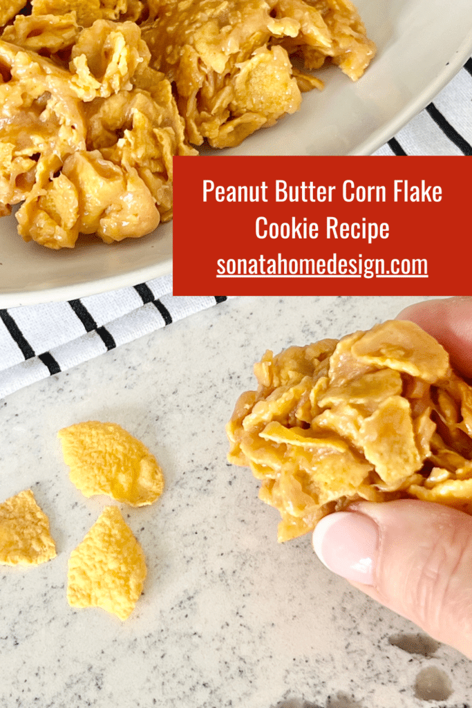 Peanut Butter Cornflake cookie recipe.