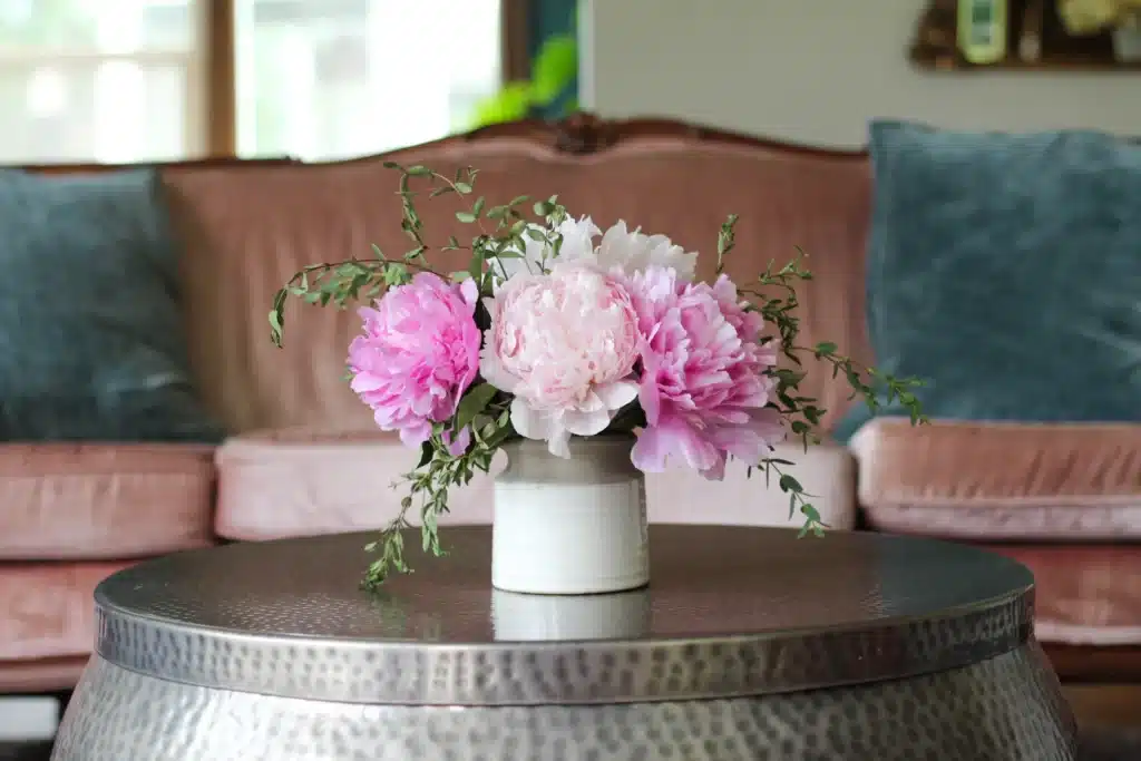 Pink on a table - My Dear Casa