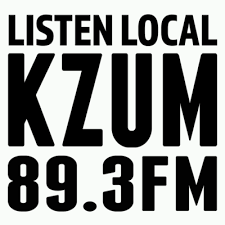 The logo for KZUM radio.