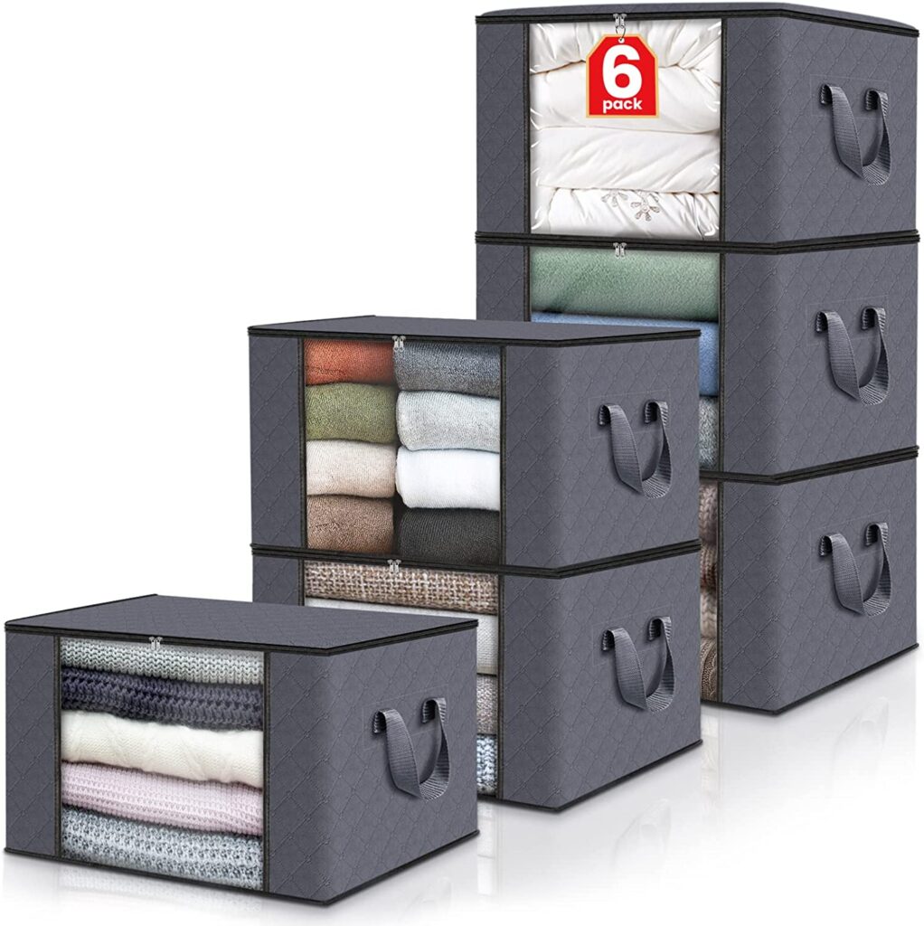 6 pack storage totes