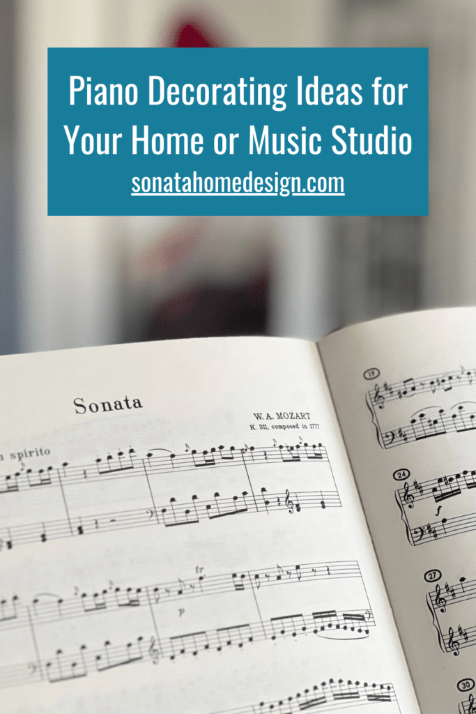 Piano decorating ideas for your home or music studio