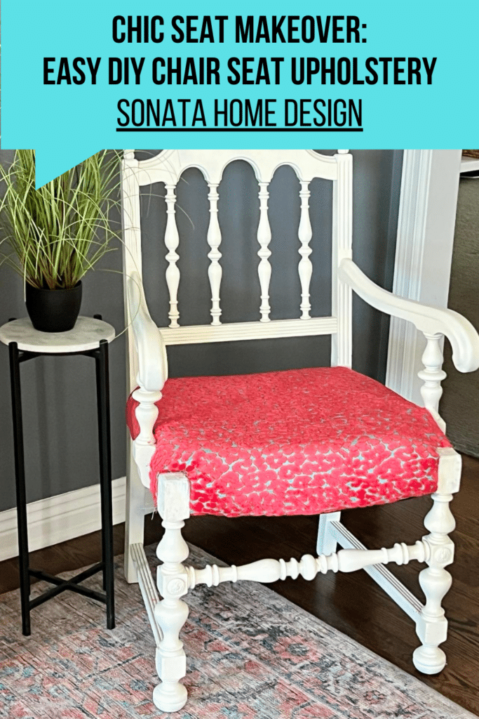 Easy DIY Chair Seat Upholstery