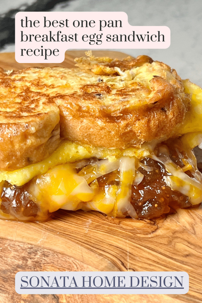 The best one pan breakfast sandwich recipe.