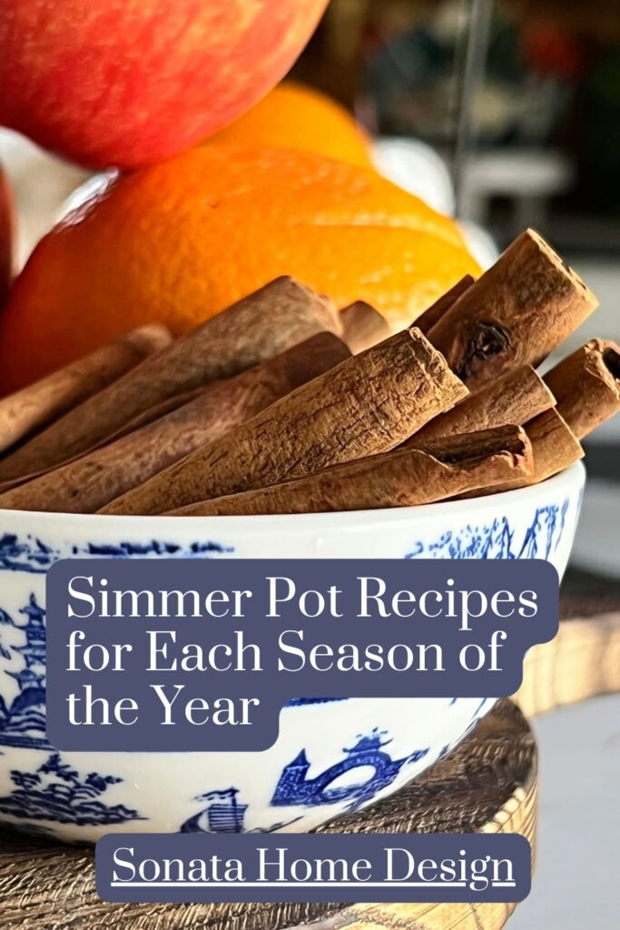 Simmer pot recipes for each season of the year.