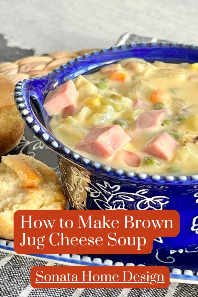 Brown Jug cheese soup.
