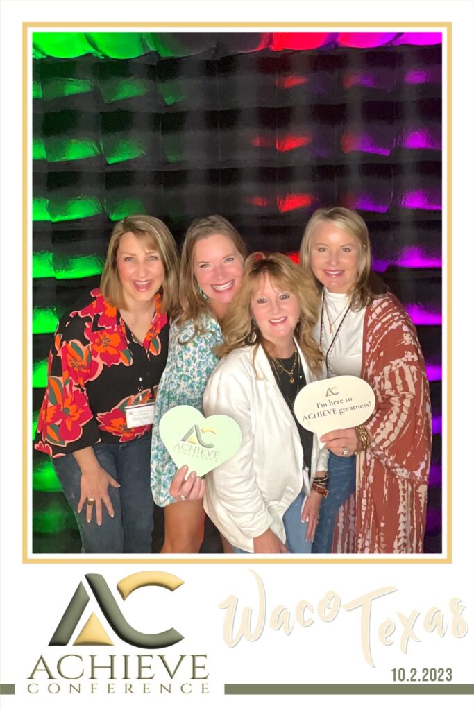 Missy with friends at the Achieve Conference.