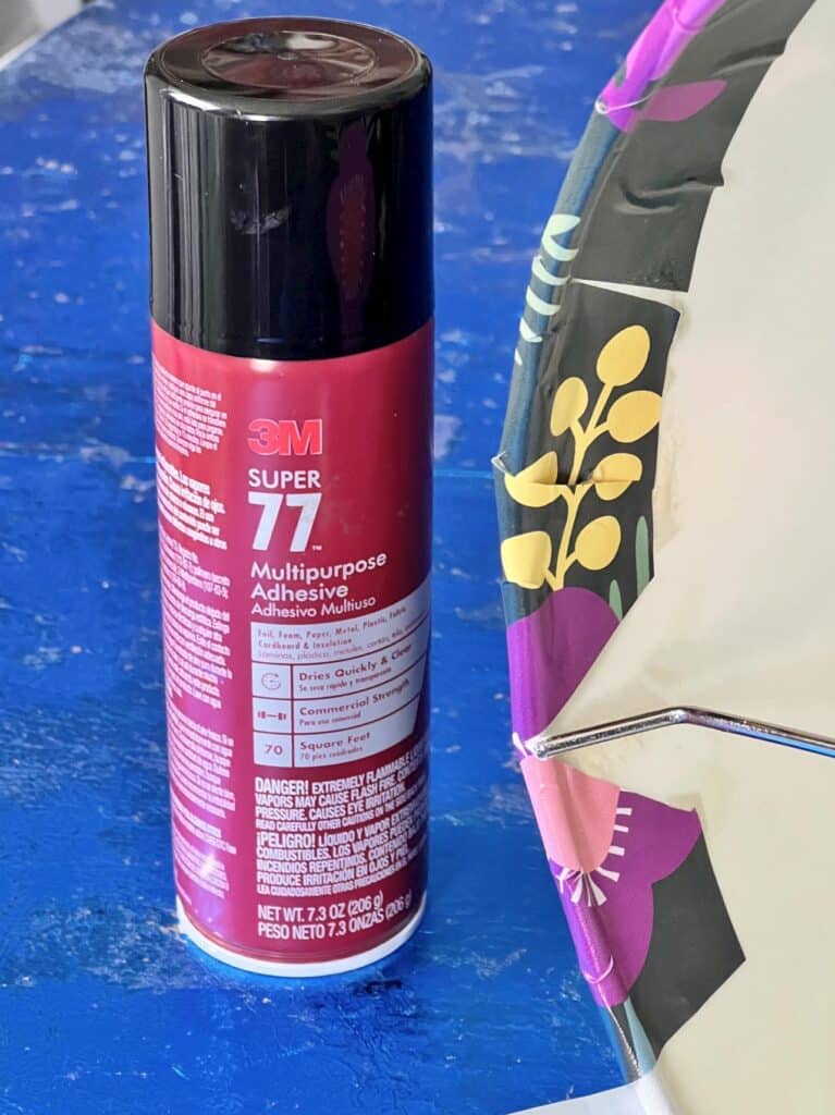 A can of spray adhesive.