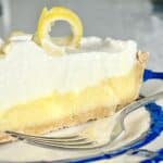 No bake lemon curd pie