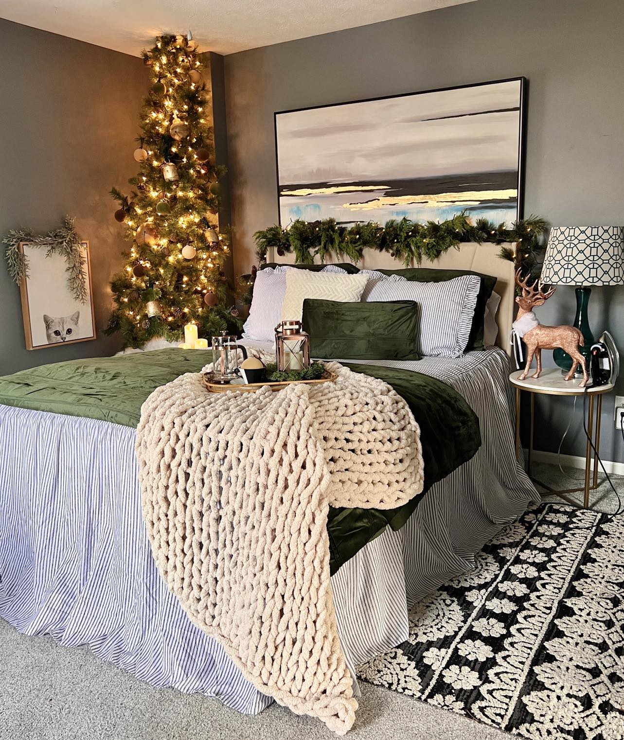 Deck the Beds: Cozy Christmas Bedroom Decorating Ideas - Sonata Home Design