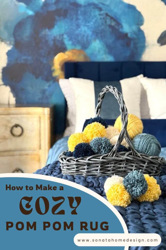 How to Make a Cozy pom pom rug.