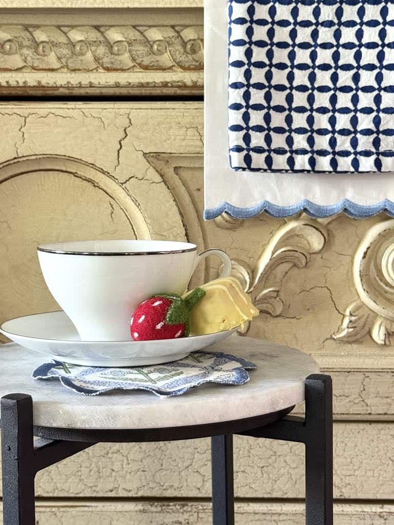 Create a Charming Tea Party Tablescape in the Foyer