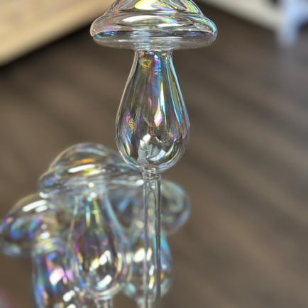Mushroom shaped water globes from Amazon.