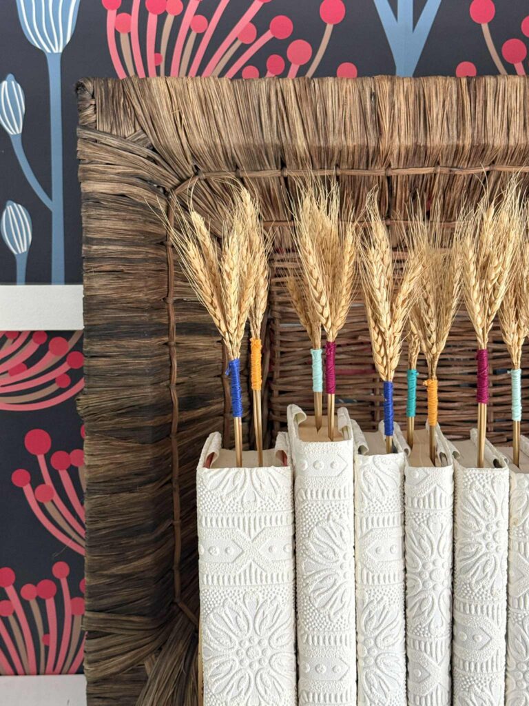 DIY Book Covers with Wallpaper: An Easy Shelf Styling Hack