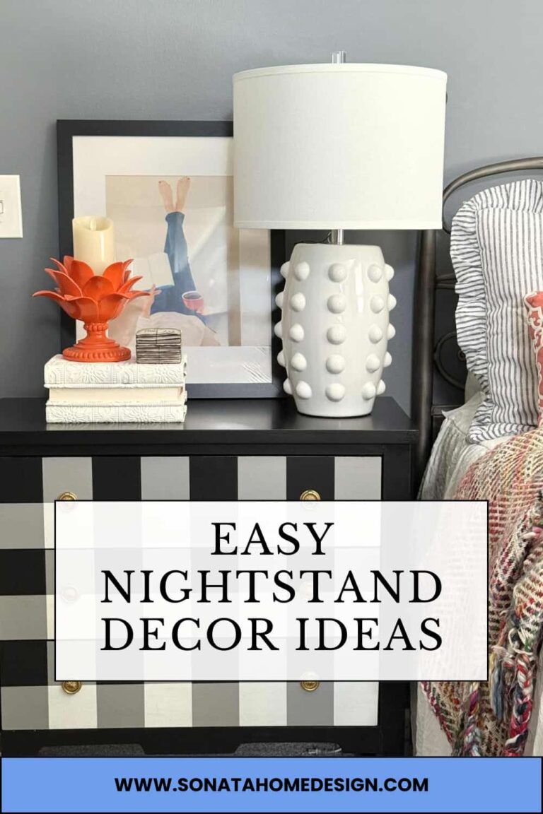 Styling a Nightstand: Easy Decorating Tips and Ideas - Sonata Home Design