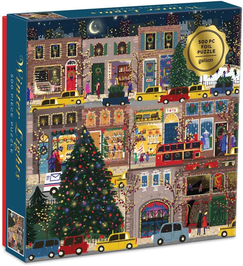 Christmas puzzles as an Advent calendar gift idea.