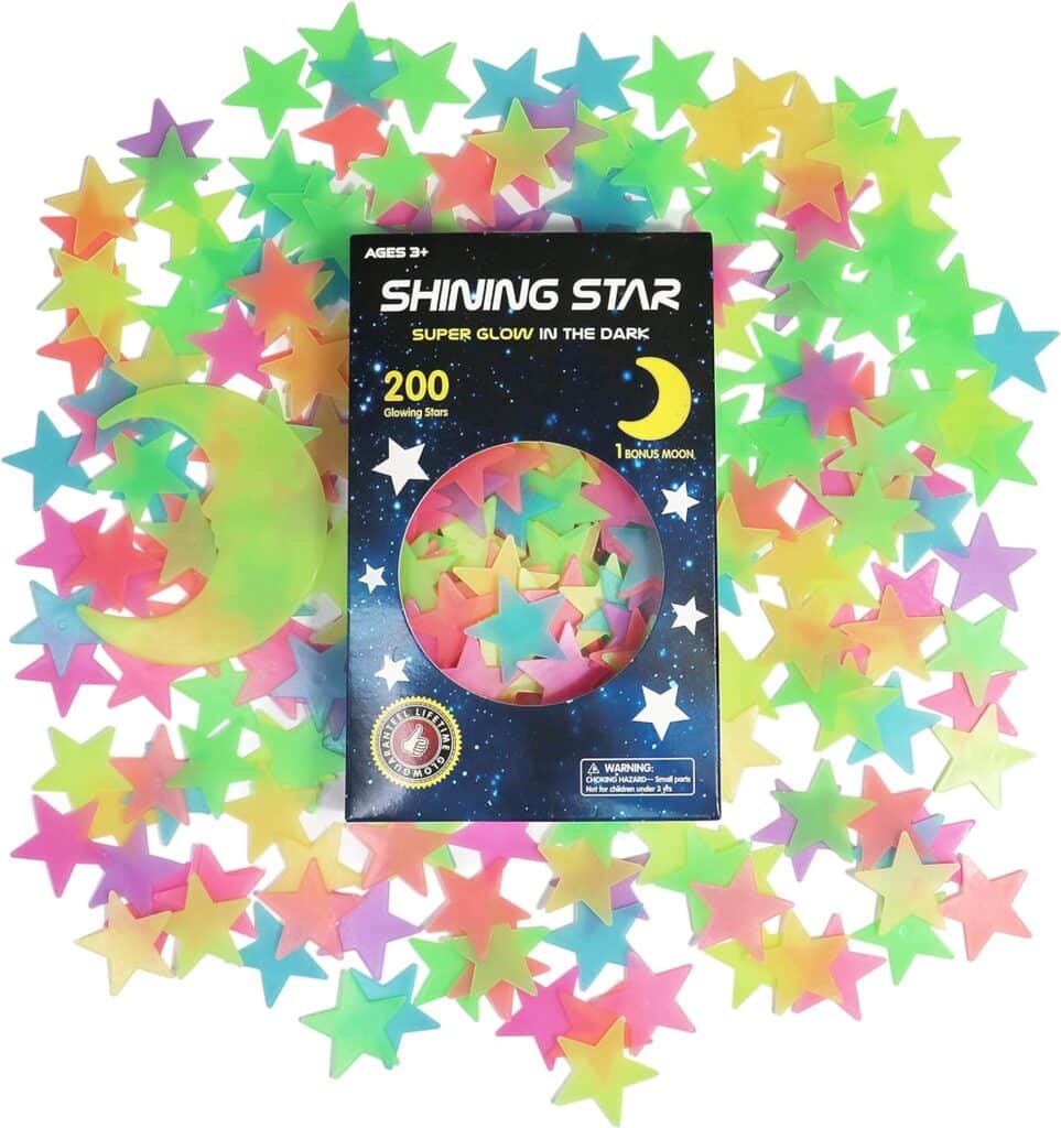 Glow in the dark stars.