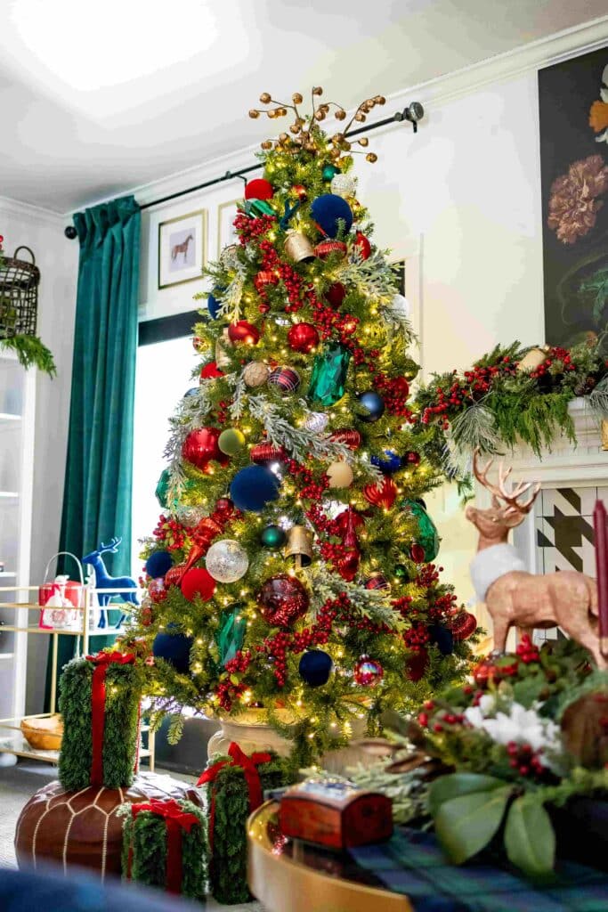 A Ralph Lauren inspired Christmas tree.