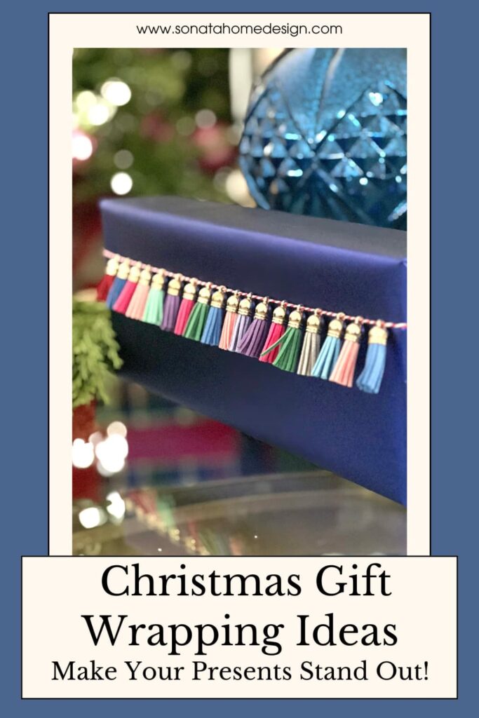 Christmas gift wrapping ideas Pinterest pin