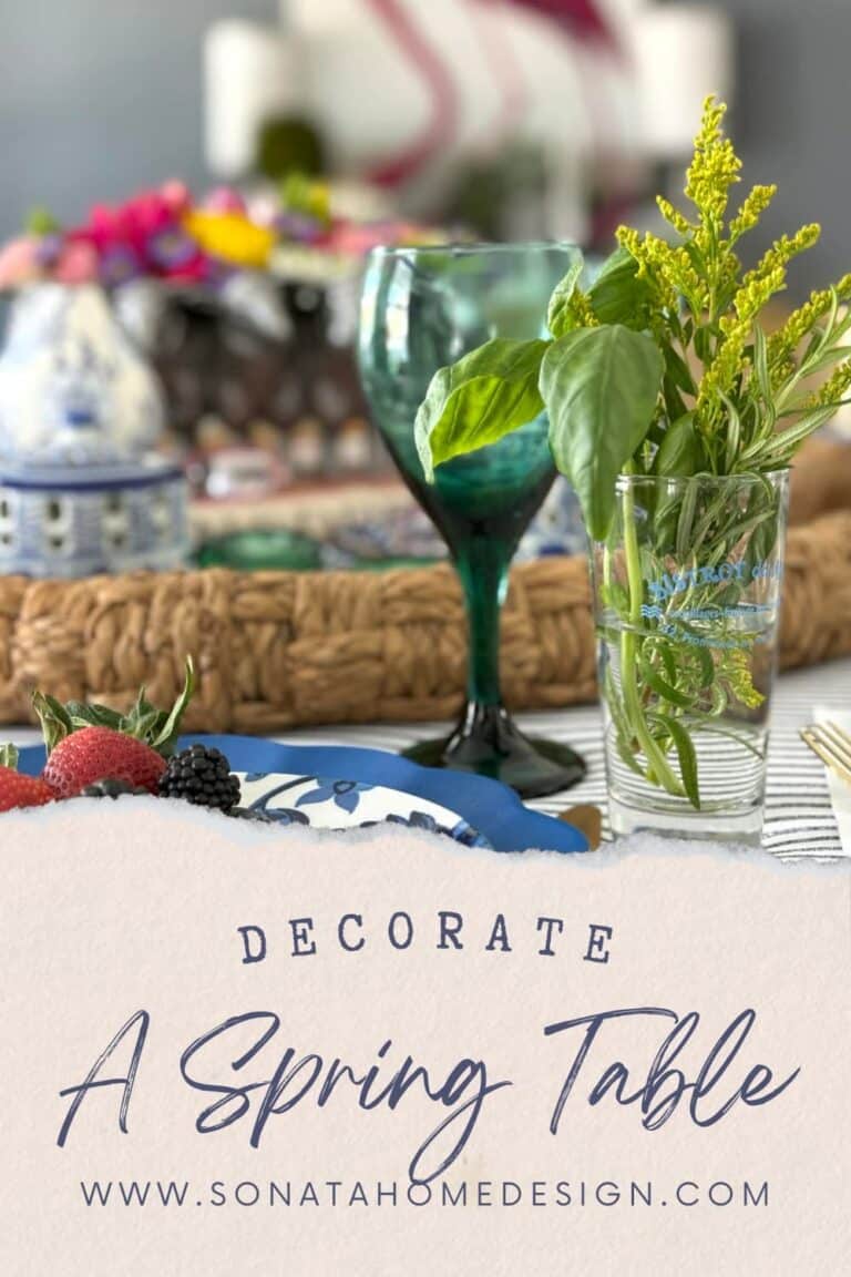 Spring Welcome Table Easy Spring Table Setting Ideas Filled with Floral Charm - Sonata Home ...