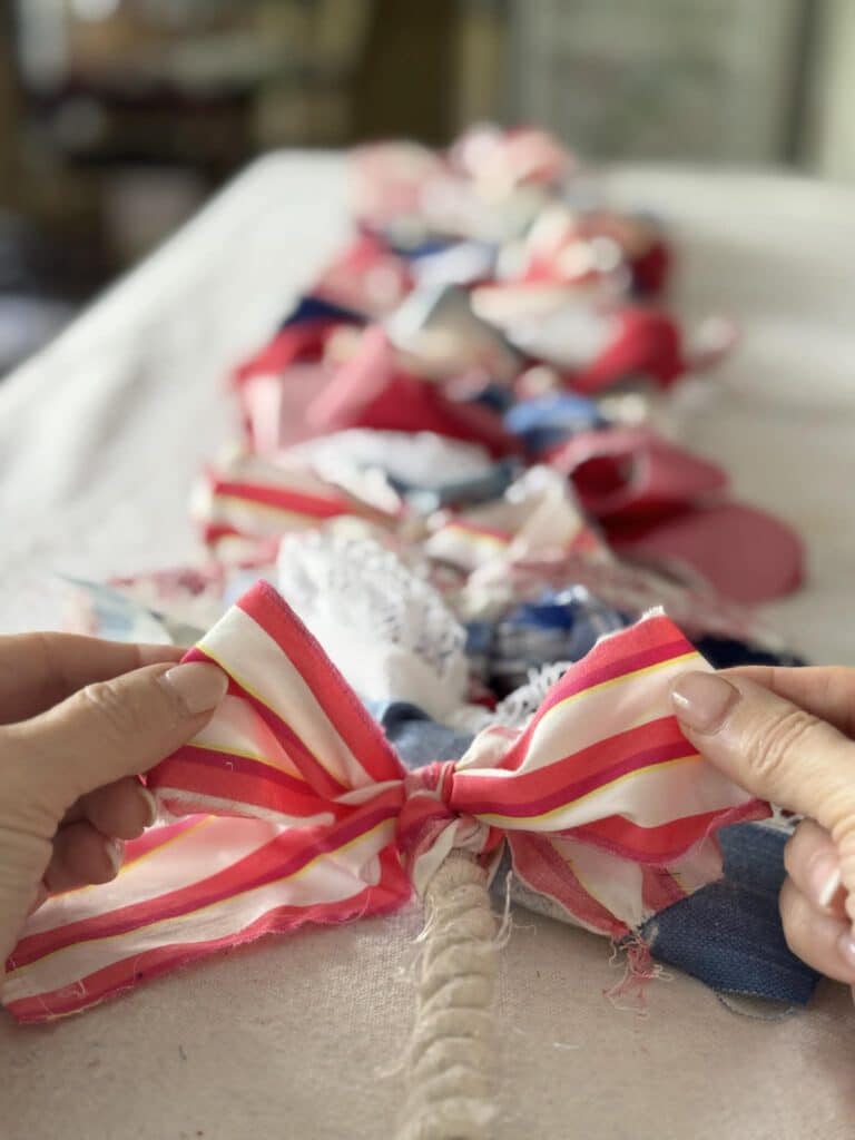 Don’t Toss Those Old Shirts — Make a DIY Fabric Garland!