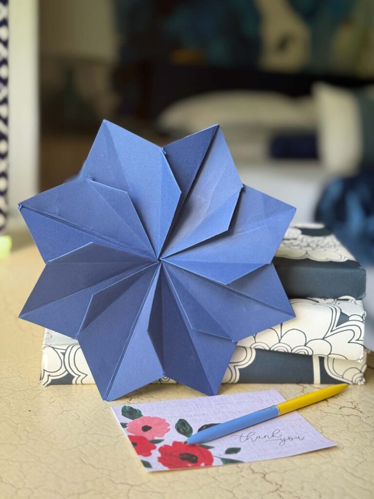 Origami Envelope: The Flower That Holds a Handwritten Note