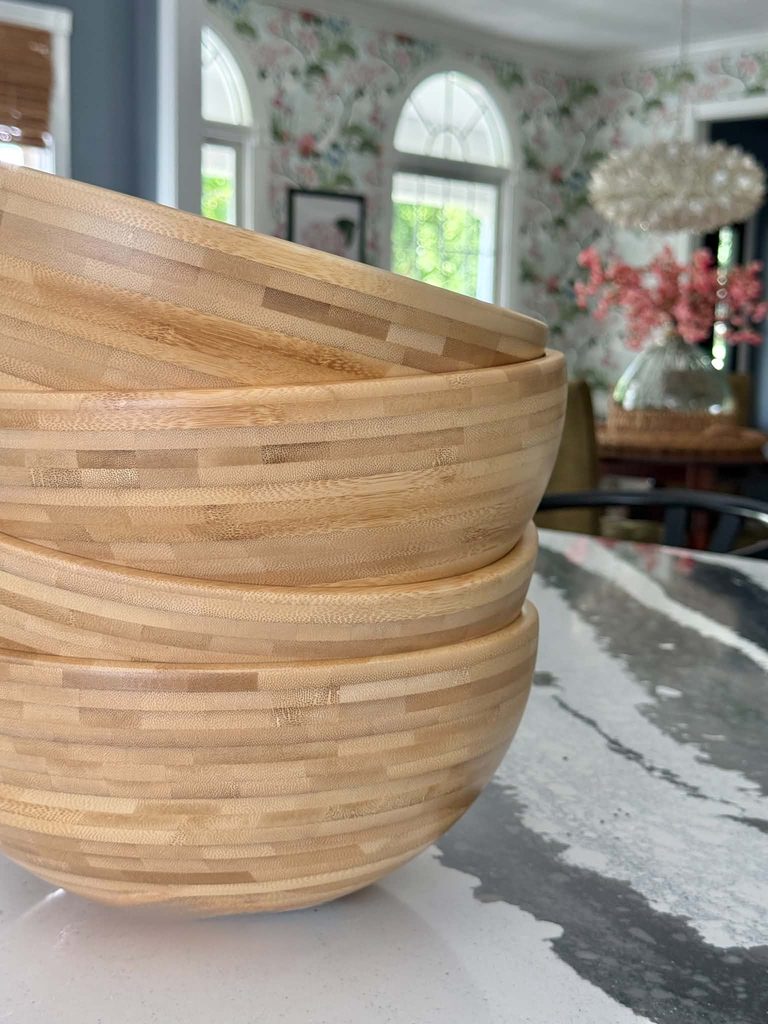 BLAND MATT bowls from IKEA  for a DIY side table project.