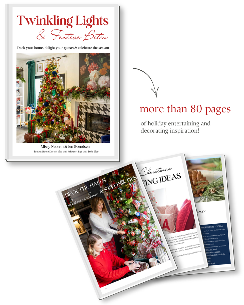 The holiday entertaining E-Book "Twinkling Lights and Festive Bites"